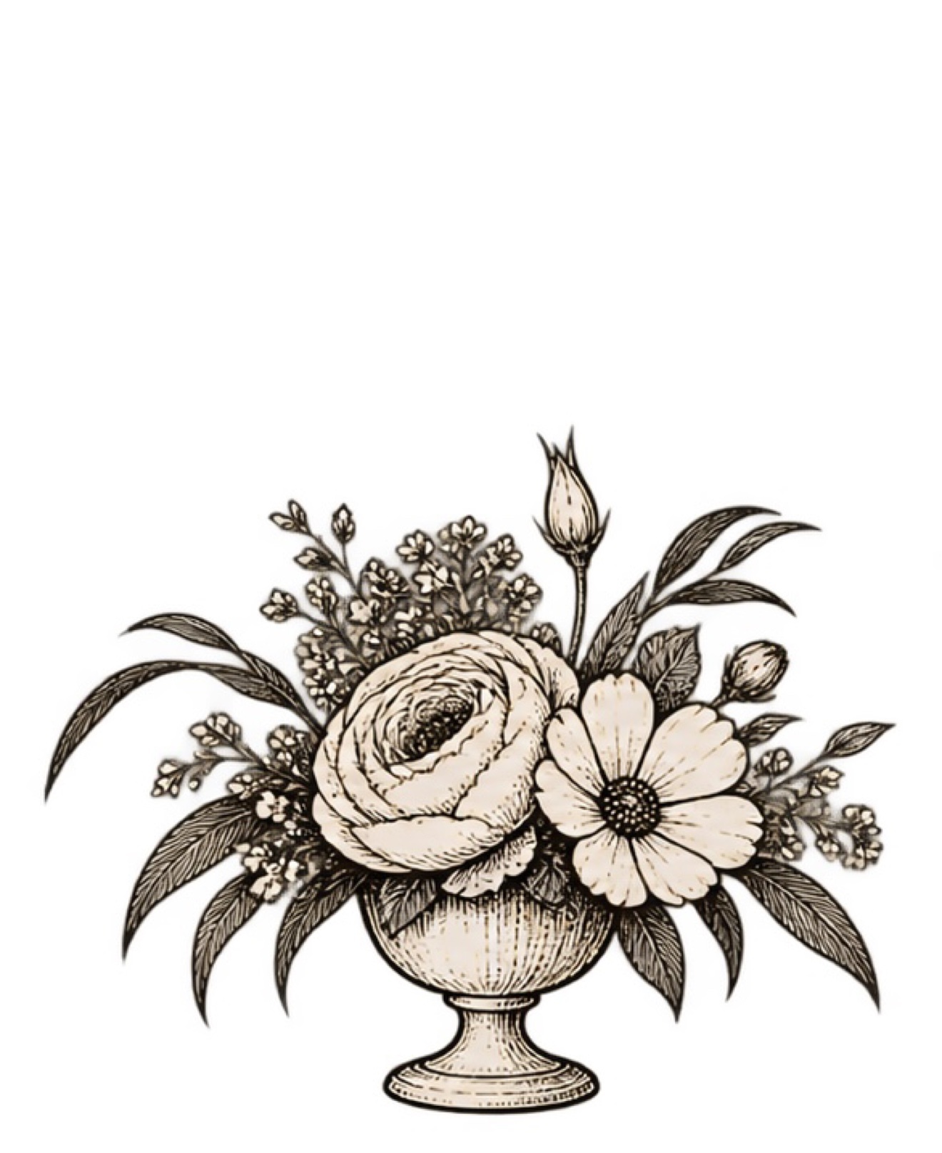 Petite arrangement illustration