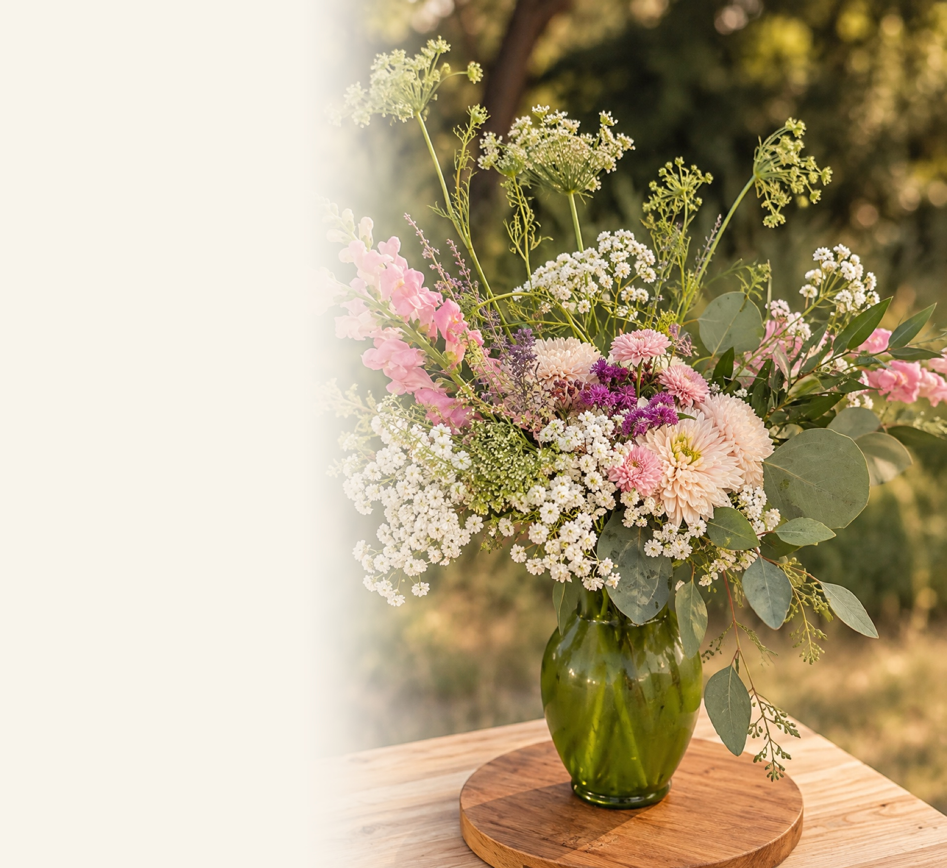 Seasonal fresh flowers
